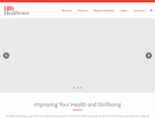 Tablet Screenshot of hbshealthcare.com